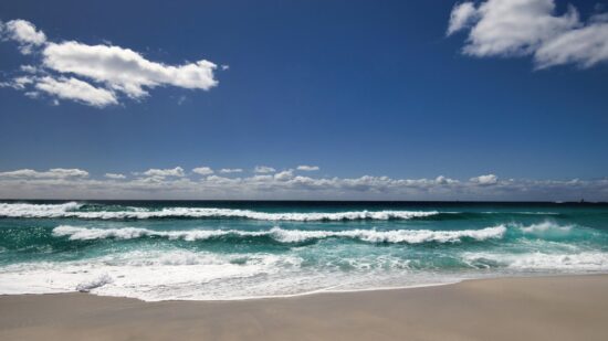 Taylors beach in the Bay of Fires area of Tasmania.